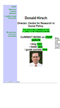 Mobile Screenshot of donaldhirsch.com