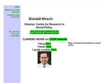 Tablet Screenshot of donaldhirsch.com